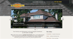 Desktop Screenshot of dhughesroofing.com